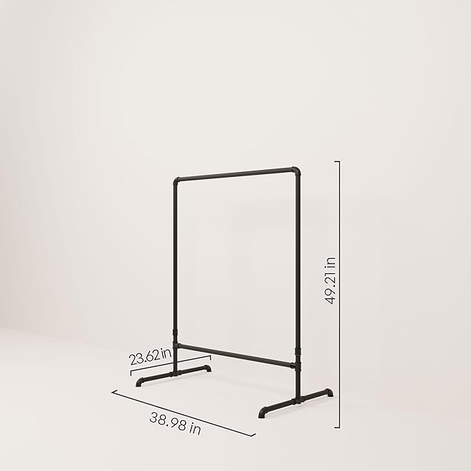 pamo Industrial Pipe Clothing Rack - Image 2