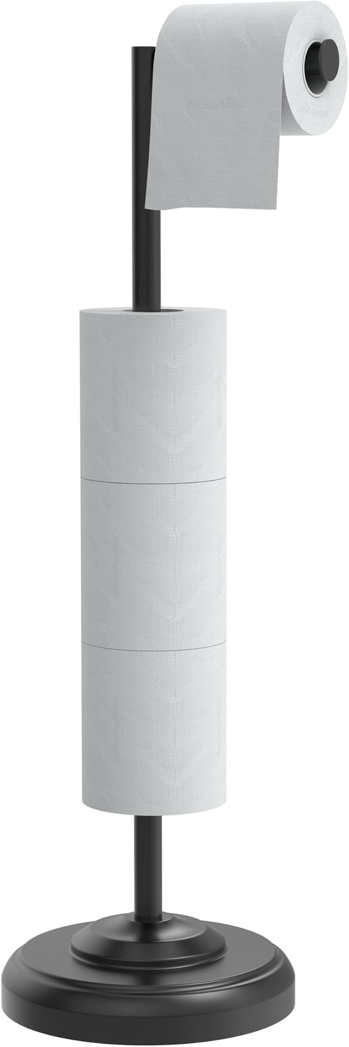 Freestanding Toilet Paper Holder Stand by WZKALY