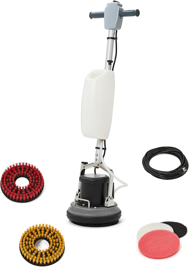10" Heavy-duty Multi-Functional Floor Buffer Polisher Machine by DapperSupply