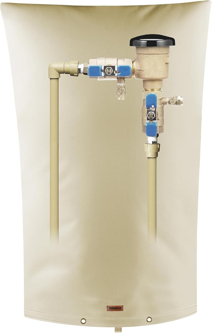 TOHONFOO Backflow Preventer Pipe Insulation Cover by TOHONFOO