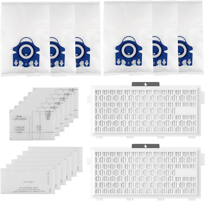 6 Packs GN 3D Airclean Bags Replacement by XBWW