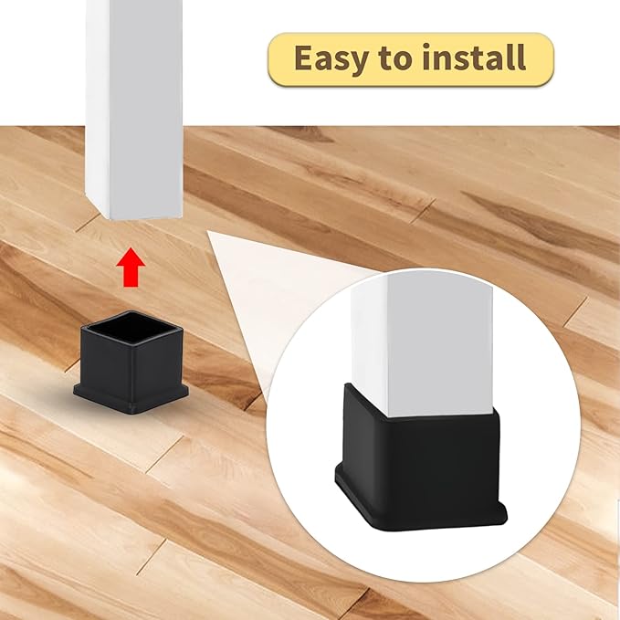 Flyshop Flexible Anti-Scratch PVC Patio Chair Table Leg Caps Tips Floor - Image 3