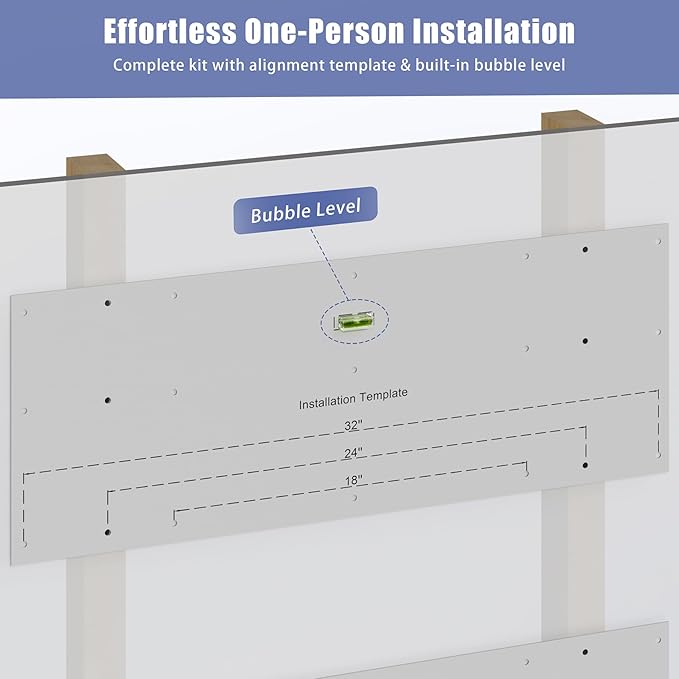 4-Pack 2x3ft Garage Shelving Wall Mounted, 800LB Capacity - Image 8