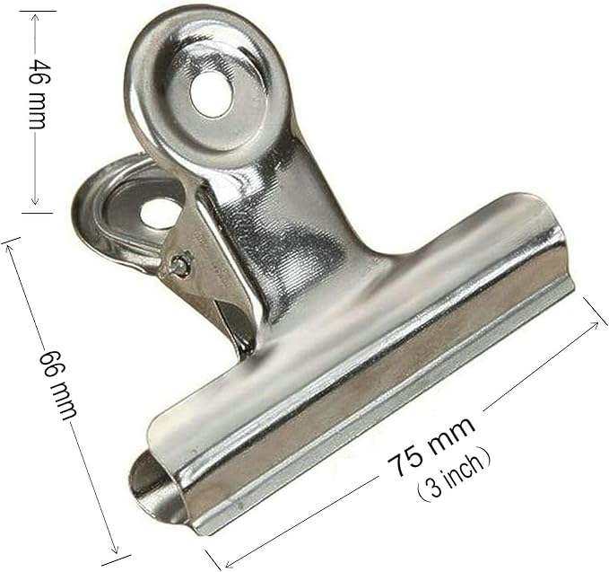 18 Pack Stainless Steel Chip Bag Clips Heavy Duty Food Bags Clamp Clips - Image 3