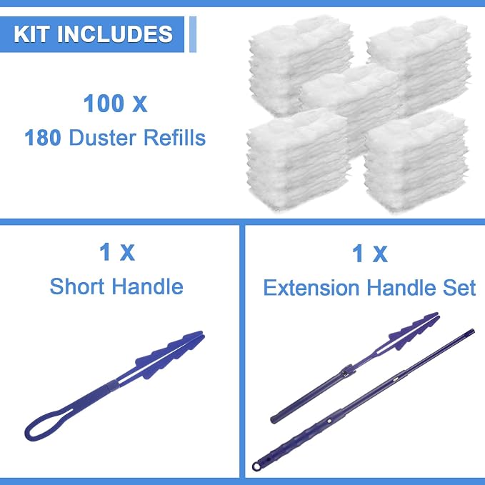 JMIATRY 100PCS Disposable Duster Refills - Image 7