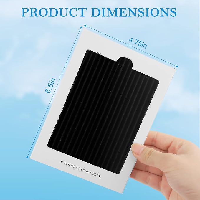 Refrigerator Air Filter Replacement 8 Pack, Carbon Activated Air Filter - Image 4