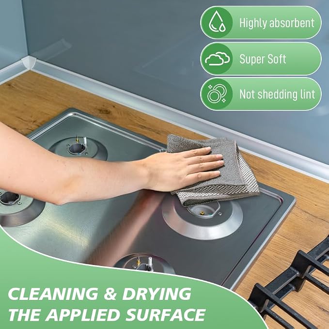 SINLAND Absorbent Microfiber Dish Cloths - Image 4