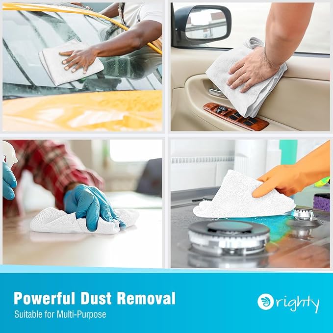 Orighty Microfiber Cleaning Cloth, 12 Pack Microfiber Towels - Image 4