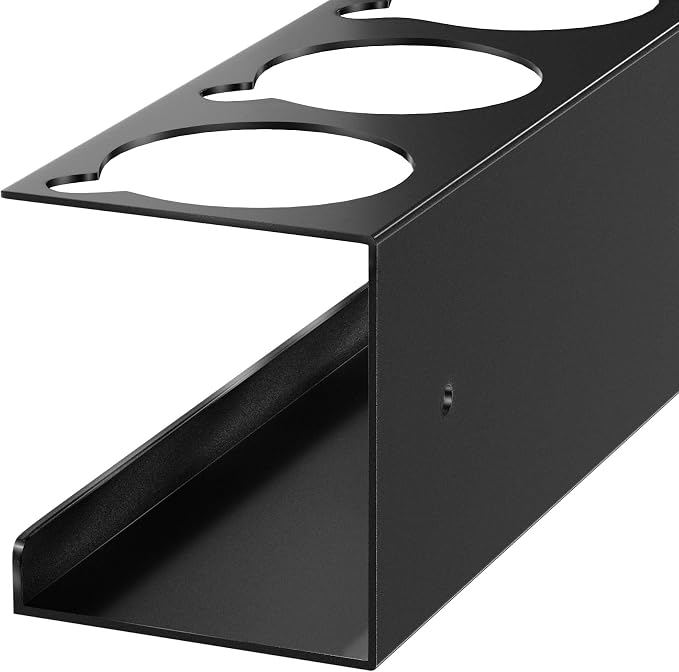 Wall-Mounted Spray Can Holder Rack Organize, 4 Pack Black Steel Aerosol Can - Image 6