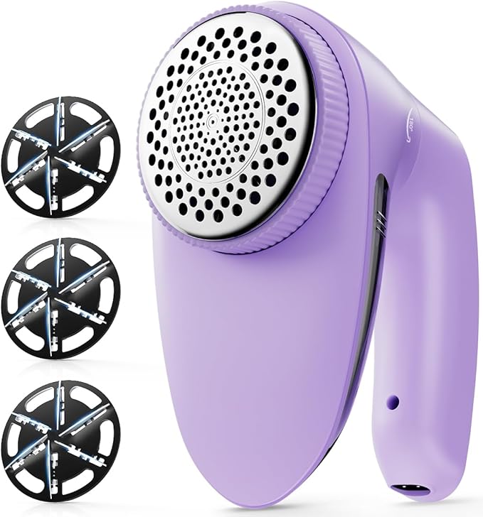 POPCHOSE Fabric Shaver, Rechargeable Lint Remover Defuzzer Sweater Shaver by Popularchoicesfromhere