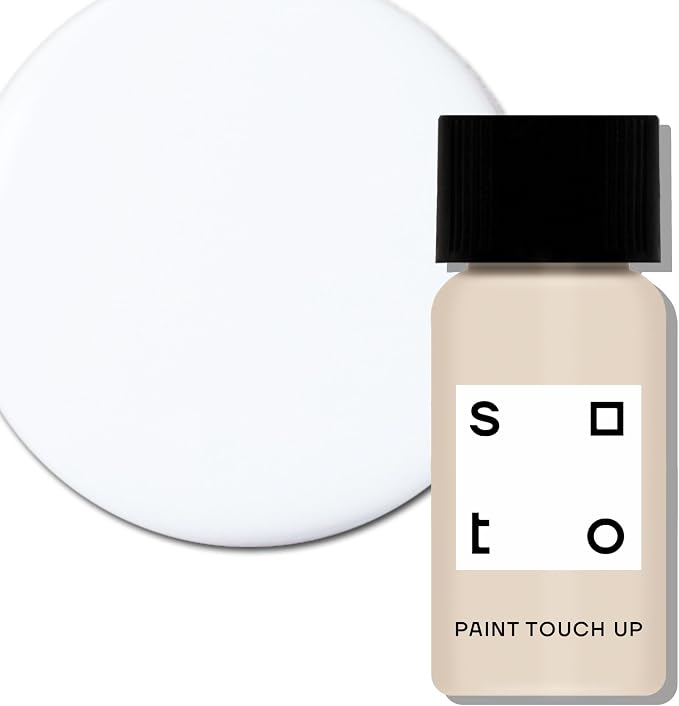 soto White Paint Touch Up, Matte Finish — 10 Milliliters of Scratch Repair by soto