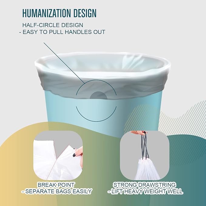 FORID Small Drawstring Trash Bags - Image 3