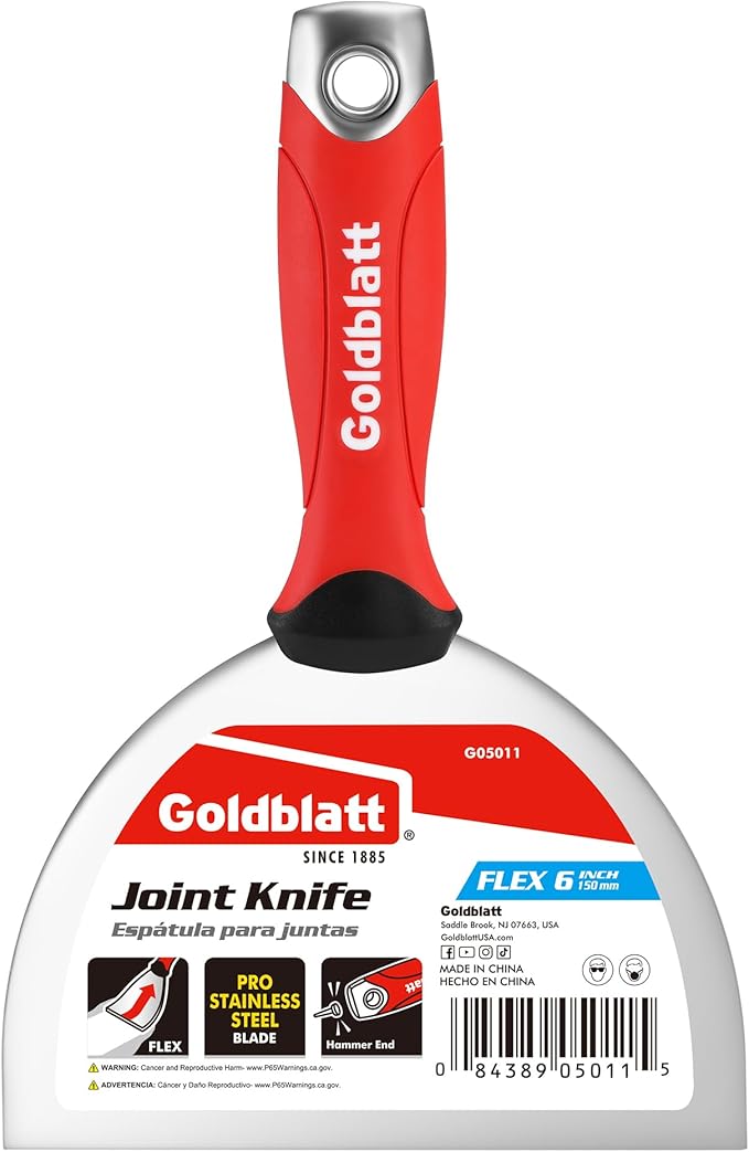 Goldblatt 6" Putty Knife, Stainless Steel Scraping Paint, Putty Knife Scraper by GoldblattUSA