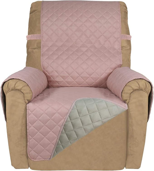 PureFit Reversible Quilted Sofa Cover, Water Resistant Slipcover Furniture by PureFit