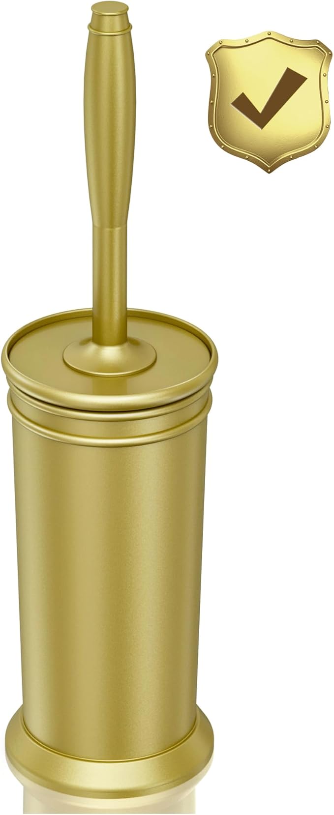UPTRONIC Toilet Brush, Aluminum Alloy Toilet Brush and Holder Set by UPTRONIC