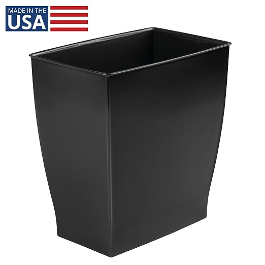 iDesign Small Bathroom Trash Can, Made in USA - Image 2