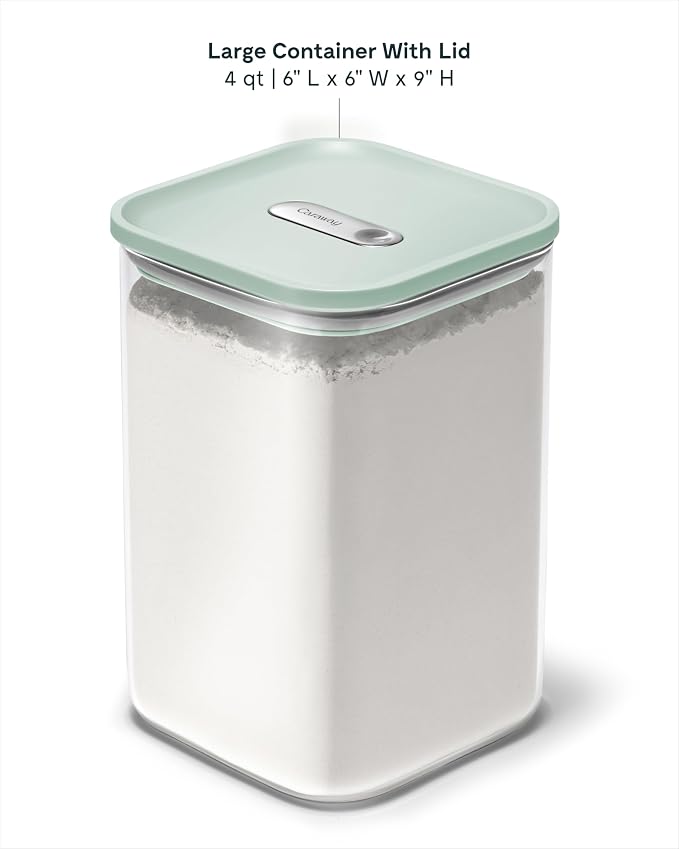 Caraway 4qt Glass Airtight Food Storage Container - Image 3