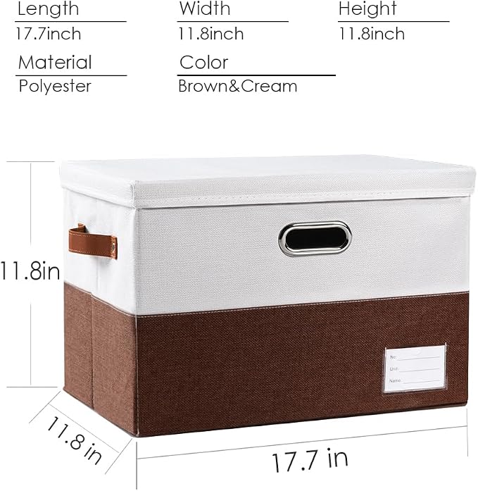 PRANDOM Foldable Storage Bins