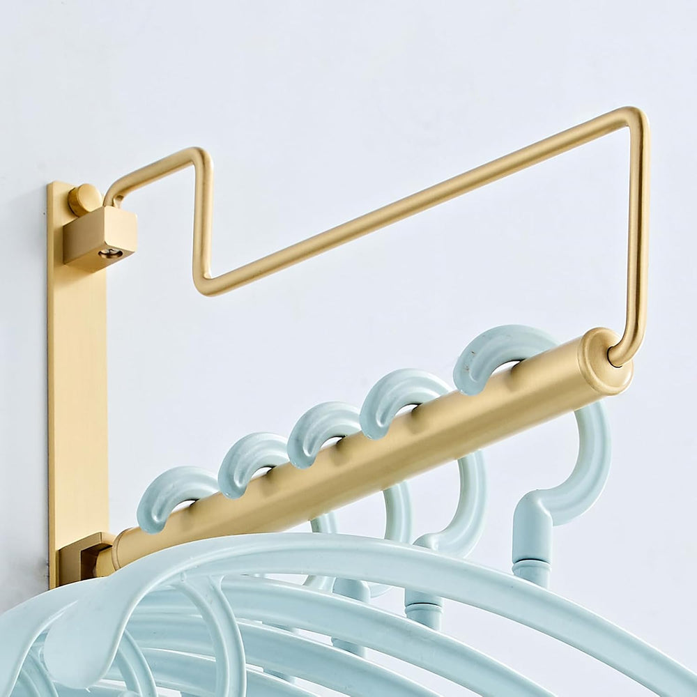 NEWRAIN Clothes Drying Rack, Laundry Racks for Drying Clothes, Wall Mounted S...