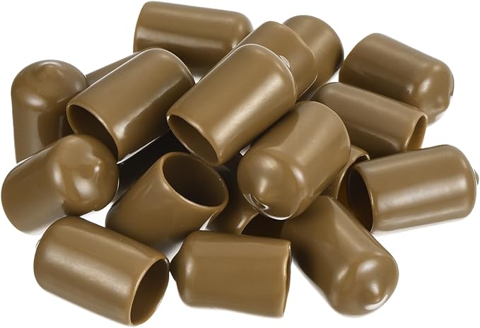 uxcell 20pcs Rubber End Caps 13.5mm ID Vinyl PVC Round Tube Bolt Cap Cover - Image 4