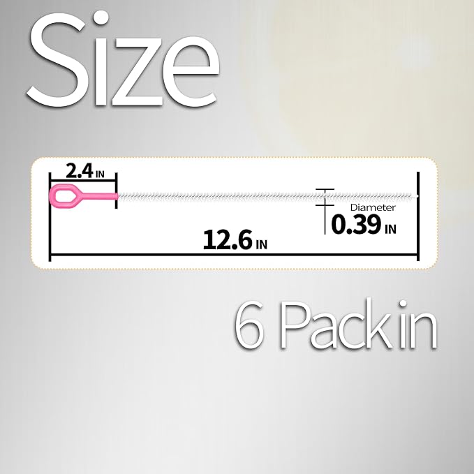 6 Pack Straw Cleaner Brush - Image 6