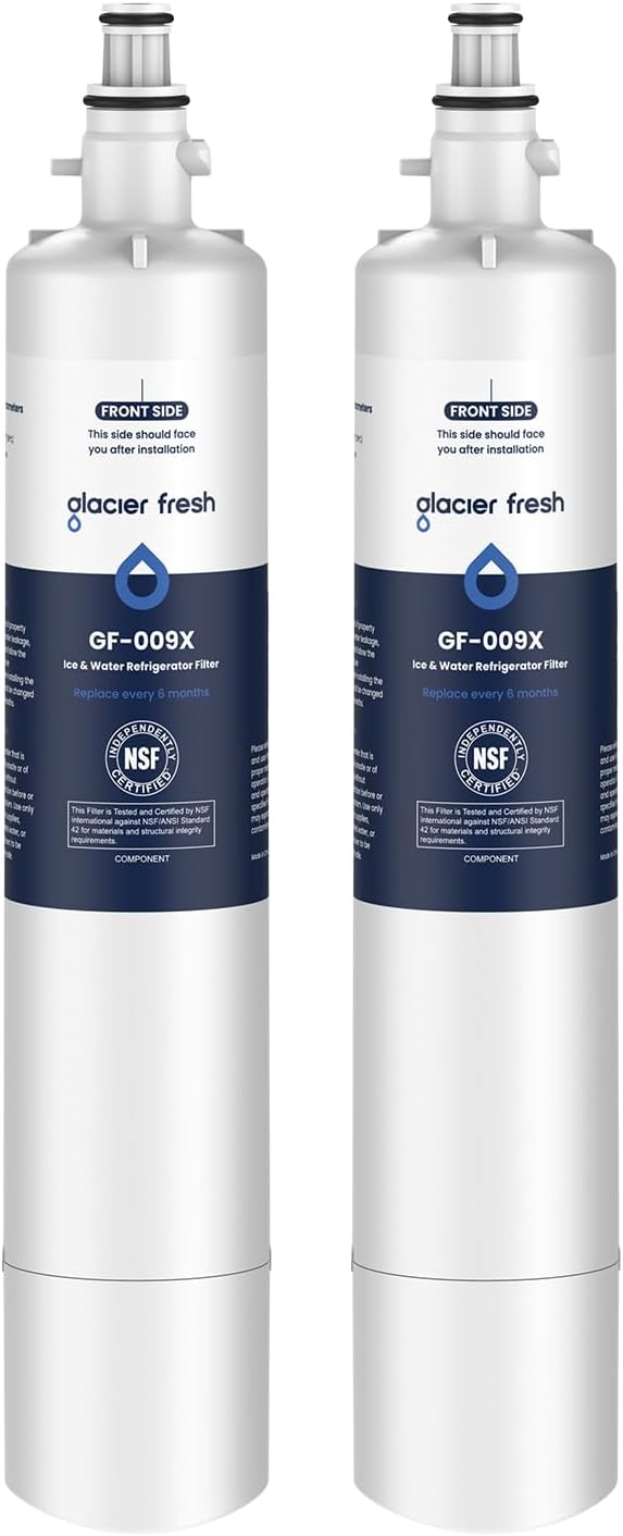 GLACIER FRESH Replacement for RPWFE, RPWF Refrigerator Water Filter, Compatible by GLACIERFRESH