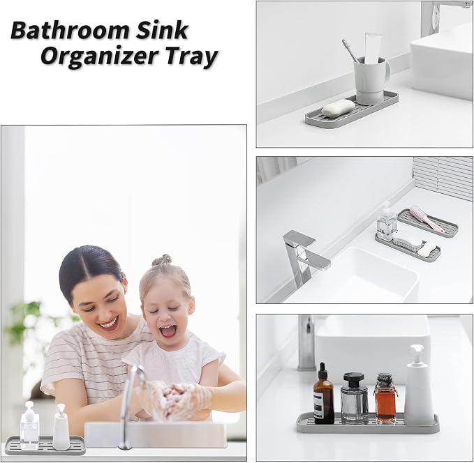 Silicone Kitchen Sink Organizer Tray - Image 4