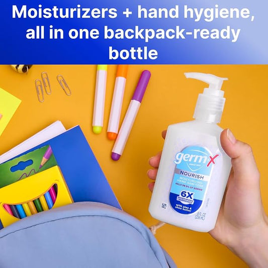 Germ-X Nourish Hand Sanitizer, 2-in-1 Moisturizing and Sanitizing Formula - Image 2
