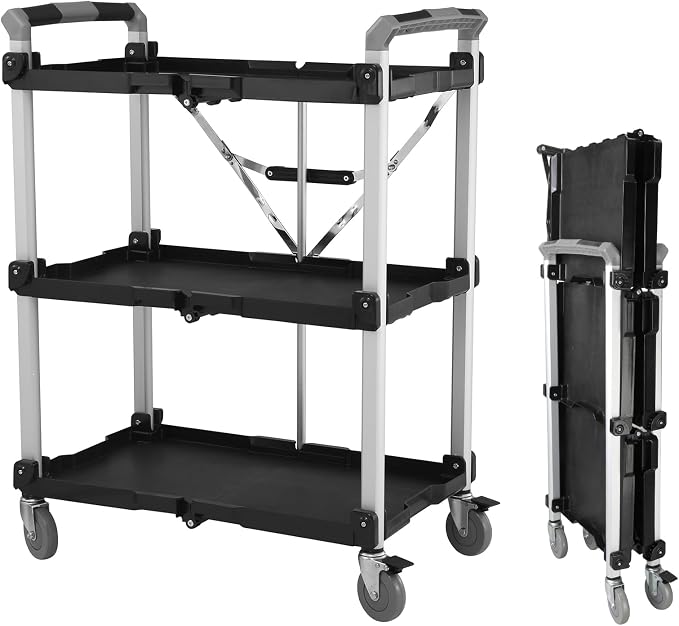 Olympia Tools 85-189 Pack N Roll Collapsible Service Cart, 300LB Capacity by OlympiaTools