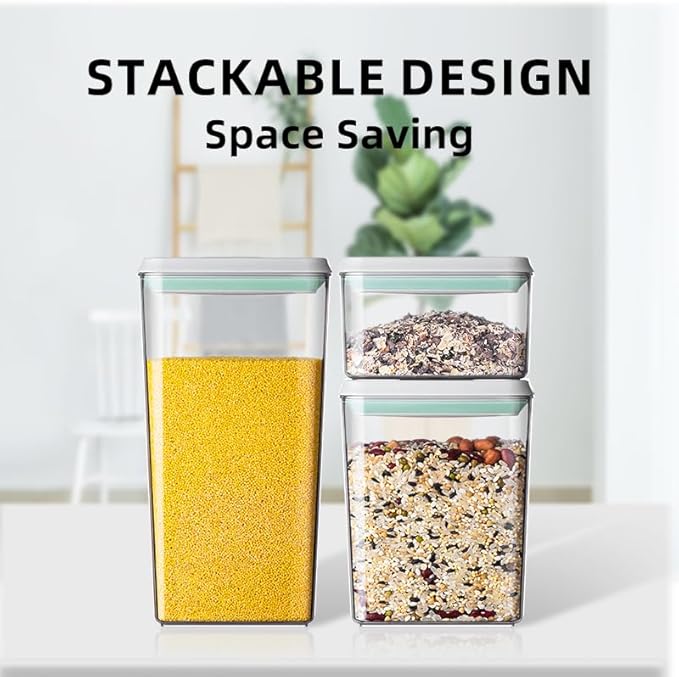 Food Storage Containers with Lids Airtight- 3Pcs BPA-Free Kitchen and Pantry - Image 4