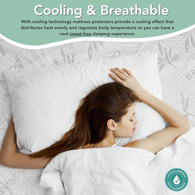 Bamboo Rayon Mattress Protector - Image 4