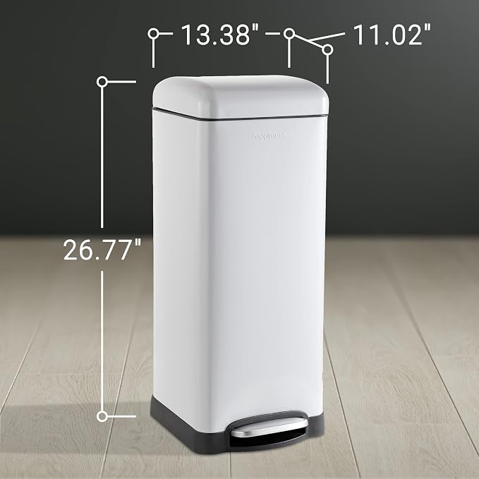 happimess HPM1007C Betty Retro 8-Gallon Step-Open Trash Can - Image 6