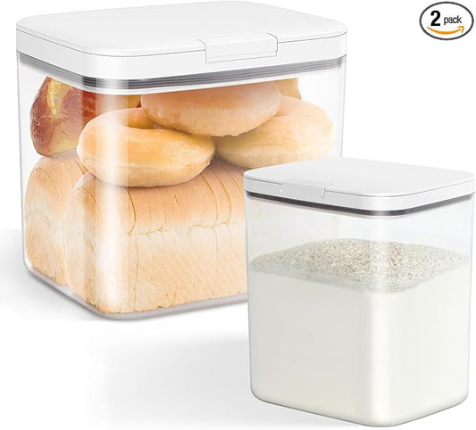 2 Pack Flour and Sugar Storage Containers by TBMAXS