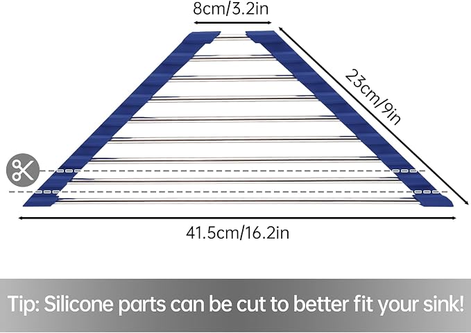 Tomorotec Triangle Roll-Up Dish Drying Rack - Image 4