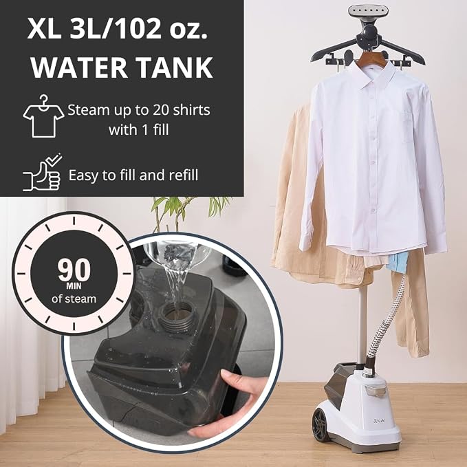 SALAV® Heavy Duty Smart Auto Shut-off Commercial Full-Size Garment Steamer - Image 5