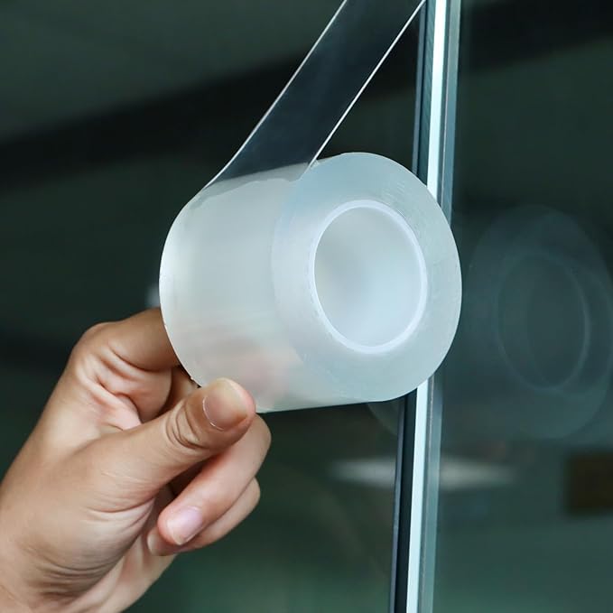 Transparent Window Weather Sealing Tape 2 Inch x 16.5 FT Weather Stripping by PackYard