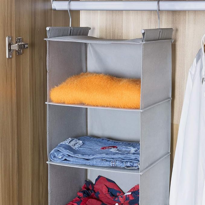 MAX Houser 6 Tier Shelf Hanging Closet Organizer, Closet Hanging Shelf - Image 6