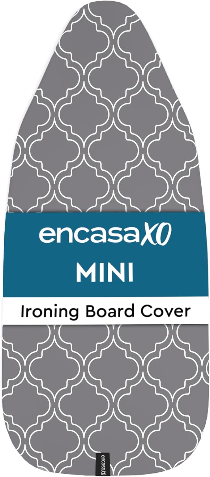 Encasa XO Ironing Board Cover and Pad 28"x12" by EncasaXO