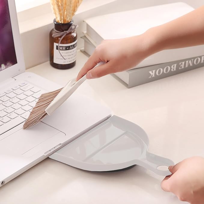 Mini Broom and Dustpan Set Hand Broom - Image 2