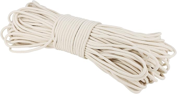 SOUJAP 328 Feet 5/16 Inch Cotton Rope, 8mm Thick Cotton Clothesline Rope - Image 6