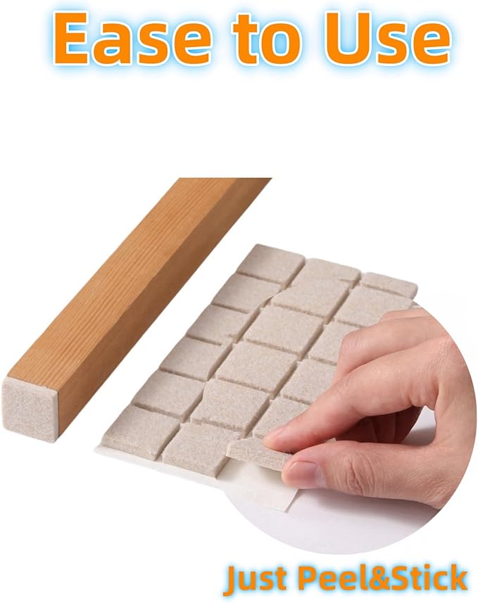 Furnigear Felt Furniture Pads for Hardwood Floor - Image 4