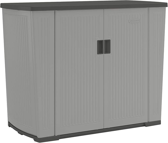 Suncast Outdoor Storage Shed for Patio and Garden, Backyard Oasis, 130 Gallon by Suncast