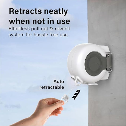 Retractable Double Clothesline – 49 ft x 2 Heavy Duty Clothes Line - Image 2