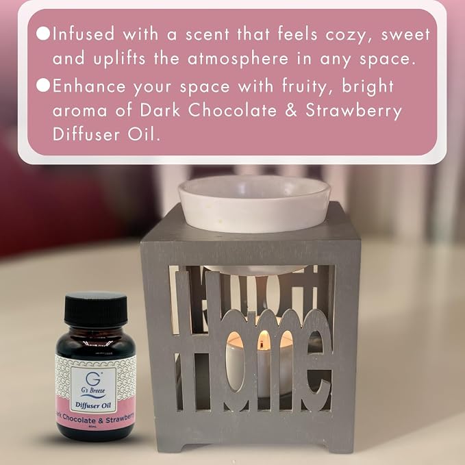 G's Breeze Dark Chocolate & Strawberry Diffuser Oil Refill - Image 7