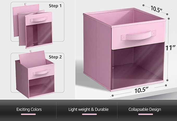 Sorbus 11 Inch Storage Bins - Image 7