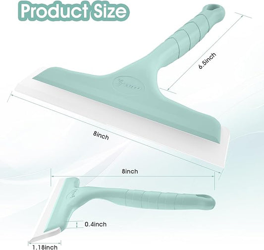 Shower Squeegee for Glass Doors, Bathroom Squeegee for Shower, Mini Window - Image 2