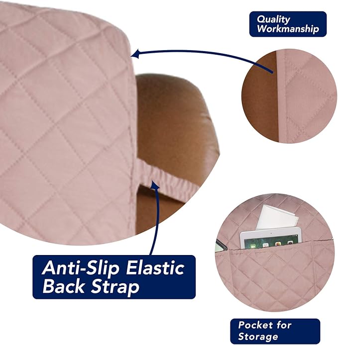 PureFit Reversible Quilted Sofa Cover, Water Resistant Slipcover Furniture - Image 3