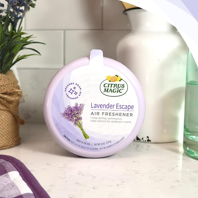 Citrus Magic Odor Absorbing Solid Air Freshener, Lavender Escape - Image 2