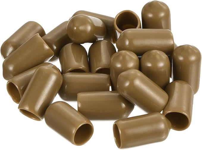 uxcell 20pcs Rubber End Caps 8mm ID Vinyl PVC Round Tube Bolt Cap Cover Screw - Image 4