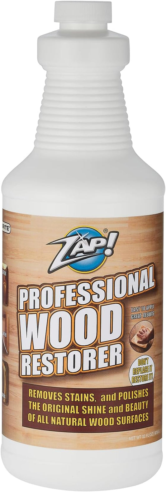 ZAP! Professional Wood Cleaner and Restorer | Clean, & Restore Wooden Furniture by Unknown